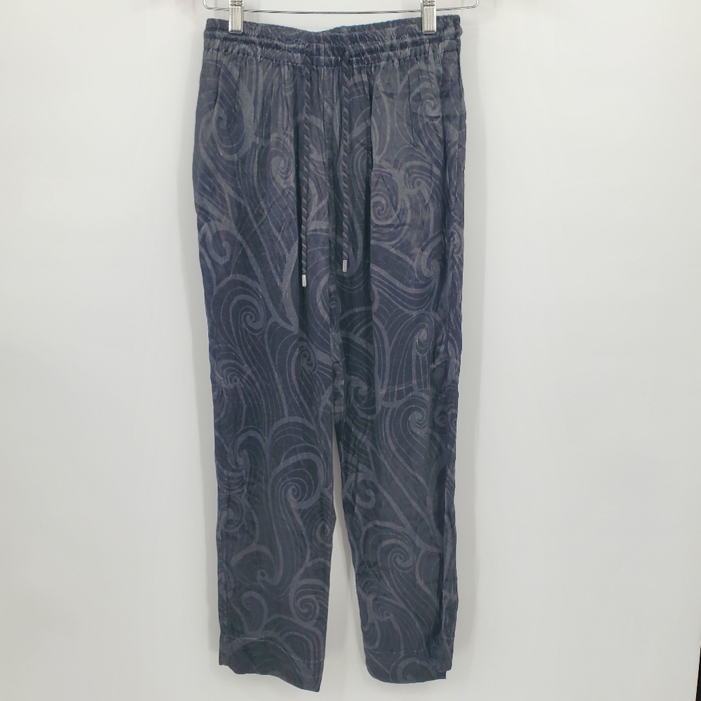 ◇◇ Blink Drawstring Satin Lounge Pants Size XS Gray NWT